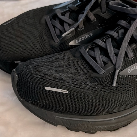 BROOKS 👟 BLACK GTS22 CUSHIONED ADRENALINE ATHLETIC SHOE SNEAKER Men’s 13 D Width - Picture 6 of 14